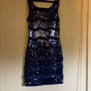 New sequin dress, size S